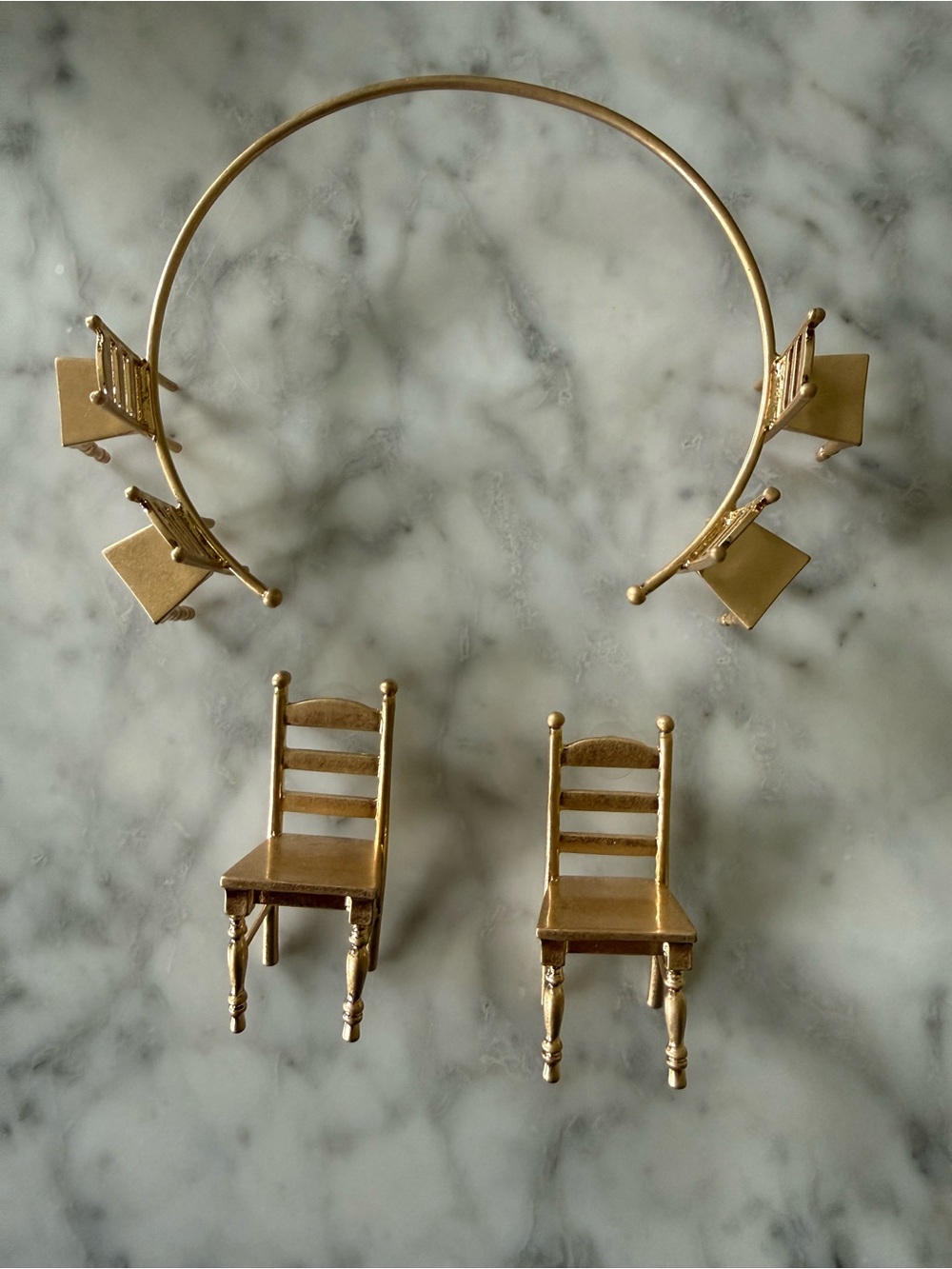 Home by Areeayl Chair Choker and Earring  set - Picture 3 of 6